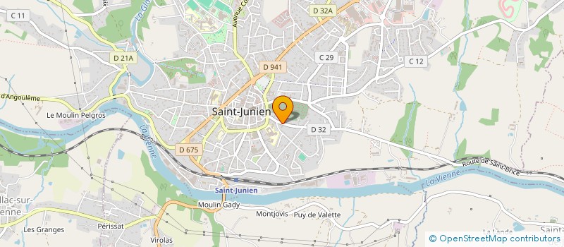 localisation de l'entreprise MAGESEB  SAINT-JUNIEN