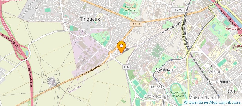 localisation de l'entreprise MAGET TELECOM SERVICE à TINQUEUX