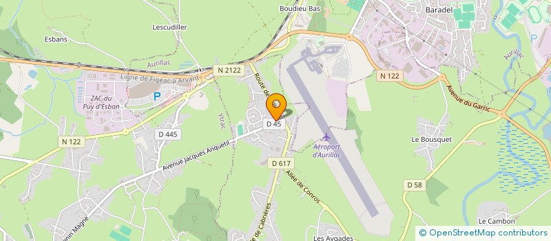 localisation de l'entreprise MAGETAN à ARPAJON-SUR-CERE