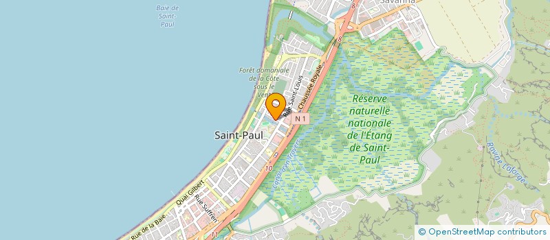 localisation de l'entreprise MAGEVE 1 à SAINT-PAUL