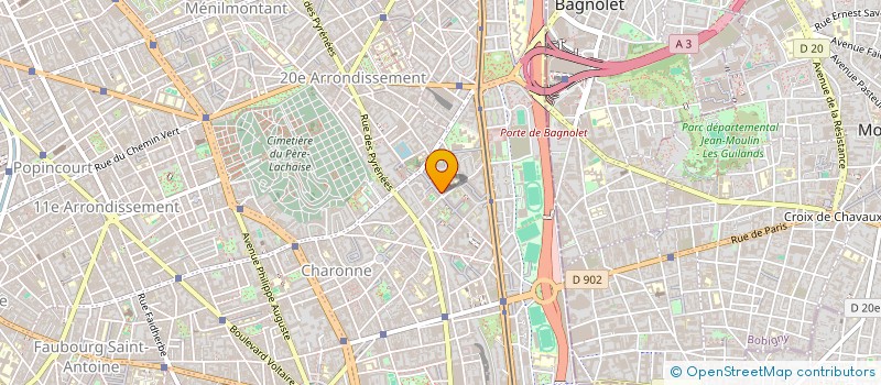 localisation de l'entreprise MAGFAN à PARIS