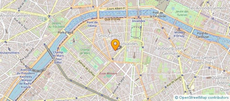 localisation de l'entreprise MAGFRED à PARIS