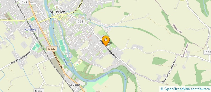 localisation de l'entreprise MAGG 11  AUTERIVE