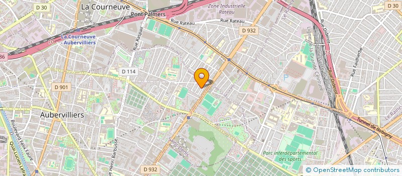 localisation de l'entreprise MAGG FORMATION à AUBERVILLIERS