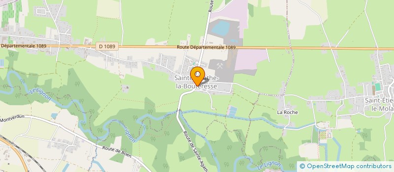 localisation de l'entreprise MAGG'INVEST  SAINTE-AGATHE-LA-BOUTERESSE