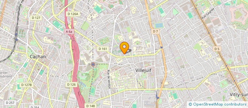 localisation de l'entreprise MAGGI-PAILLET  VILLEJUIF