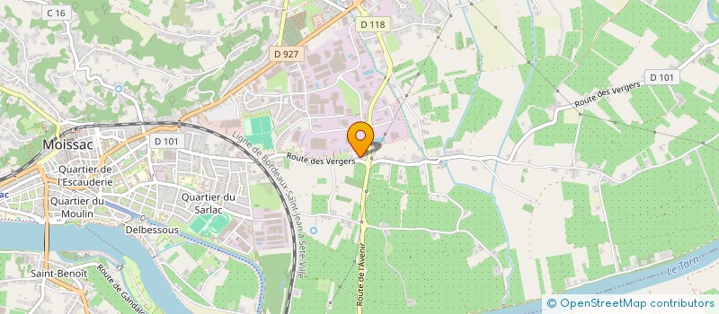 localisation de l'entreprise MAGGIA ET FILS à MOISSAC