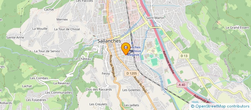 localisation de l'entreprise MAGGIC à SALLANCHES