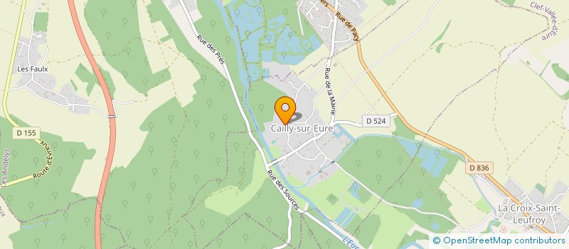 localisation de l'entreprise MAGGIL  CAILLY-SUR-EURE