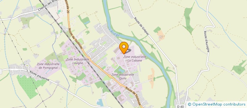 localisation de l'entreprise MAGGIOLO CONSTRUCTION  AUTERIVE