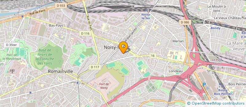 localisation de l'entreprise MAGGIONI-BIDAS à NOISY-LE-SEC