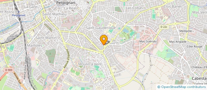 localisation de l'entreprise MAGGIULLI à PERPIGNAN