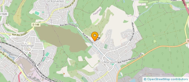 localisation de l'entreprise MAGGY  HAYANGE