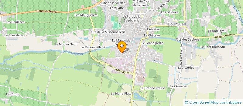 localisation de l'entreprise MAGGY DELAHAYE  BOURGUEIL