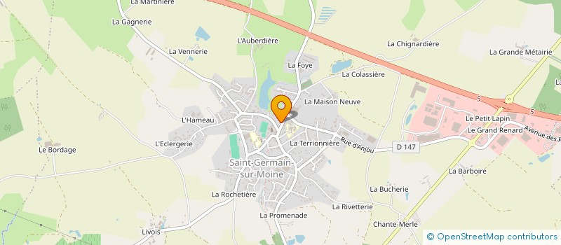 localisation de l'entreprise MAGHARIBI JUA  SEVREMOINE