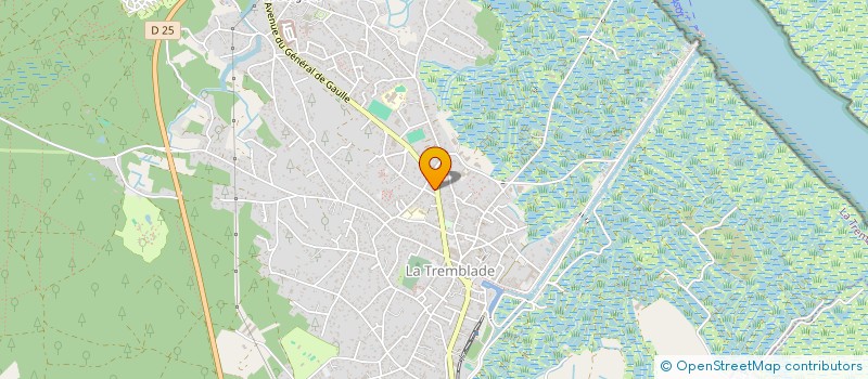 localisation de l'entreprise MAGHI1  LA TREMBLADE
