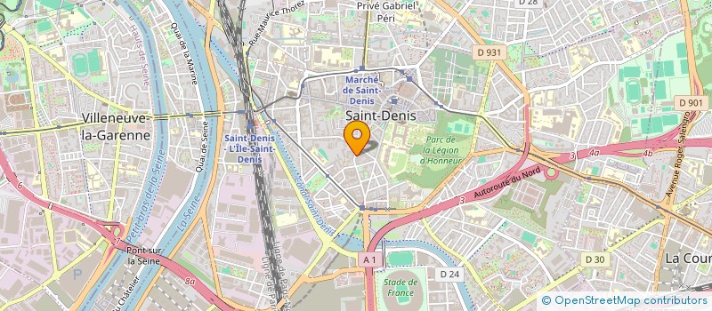 localisation de l'entreprise MAGHREB GASTRONOMIE  SAINT-DENIS