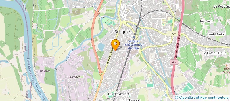 localisation de l'entreprise MAGHREB PRIMEUR à SORGUES