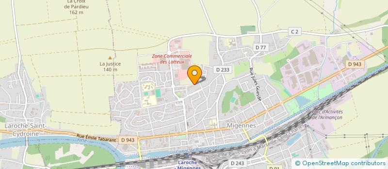 localisation de l'entreprise MAGHREBINE DE FOOTBALL à MIGENNES