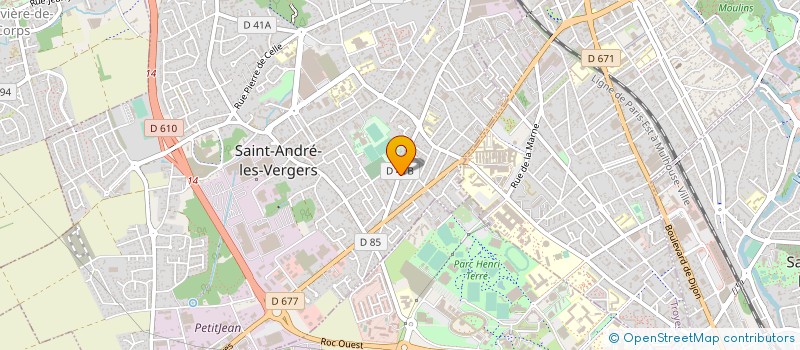 localisation de l'entreprise MAGHRI FAURE PROTHESES  SAINT-ANDRE-LES-VERGERS