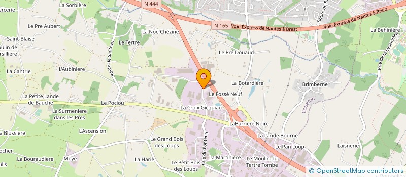 localisation de l'entreprise MAGI à COUERON