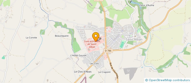 localisation de l'entreprise MAGI à SAINT-ALBAN