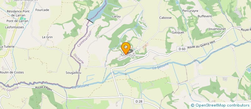 localisation de l'entreprise MAGI  MONTJOI