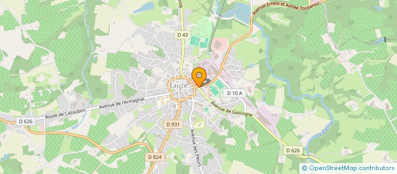 localisation de l'entreprise MAGI  EAUZE