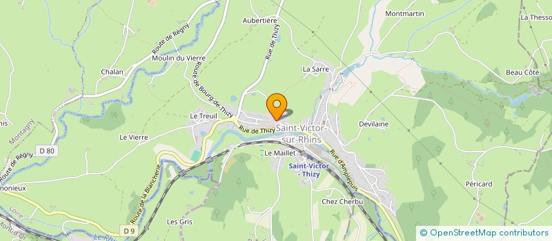 localisation de l'entreprise MAGI  SAINT-VICTOR-SUR-RHINS