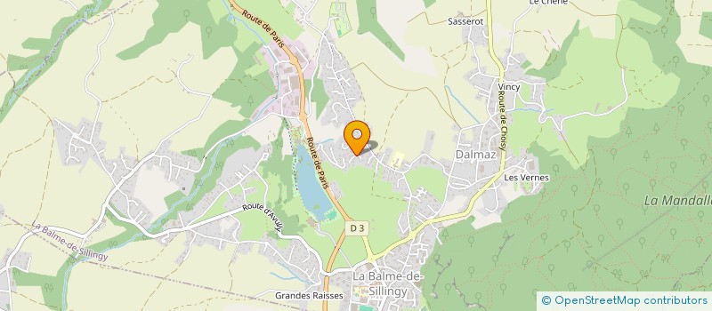 localisation de l'entreprise MAGI'C  LA BALME DE SILLINGY