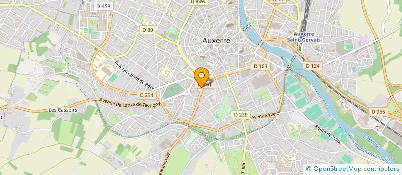 localisation de l'entreprise MAGI PISCINE CONCEPT BATIMENT à AUXERRE