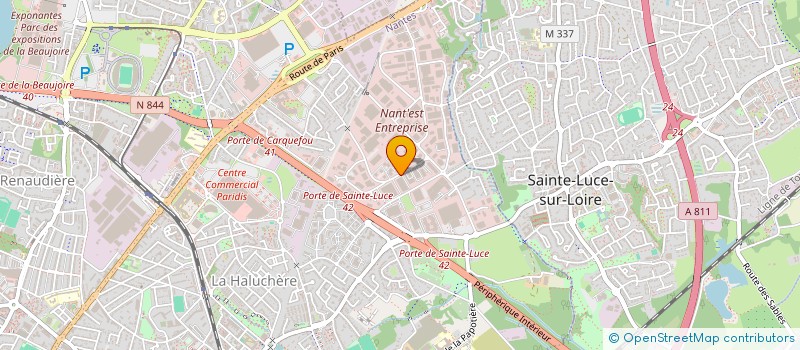 localisation de l'entreprise MAGI PLANET à NANTES