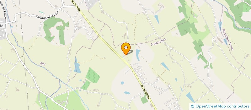 localisation de l'entreprise MAGI SAUNIER1  FREJAIROLLES