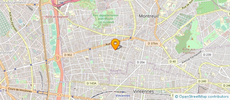 localisation de l'entreprise MAGIART CONSTRUCTION à MONTREUIL