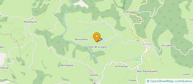 localisation de l'entreprise MAGIBERT-MIQUEL  LASSOUTS