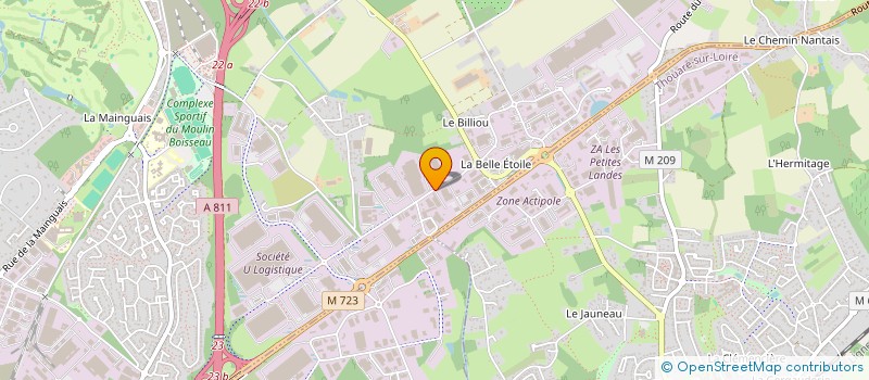 localisation de l'entreprise MAGIC 44 à CARQUEFOU