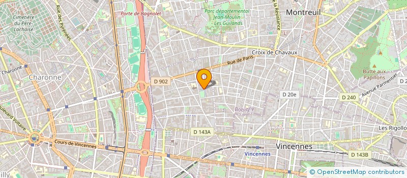 localisation de l'entreprise MAGIC à MONTREUIL