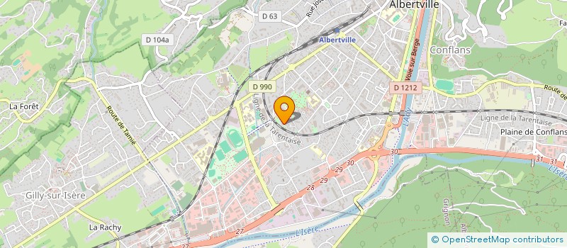 localisation de l'entreprise MAGIC 92  ALBERTVILLE