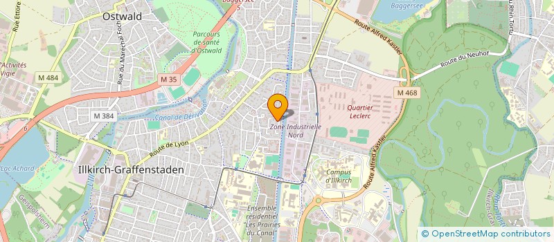 localisation de l'entreprise MAGIC  ILLKIRCH-GRAFFENSTADEN
