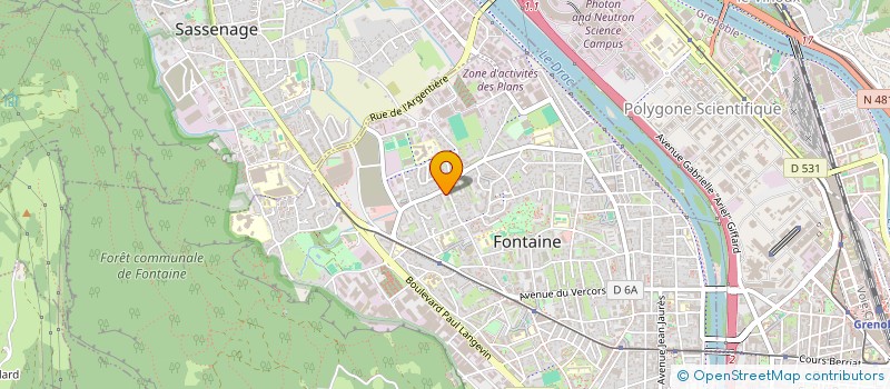 localisation de l'entreprise MAGIC'ART  FONTAINE