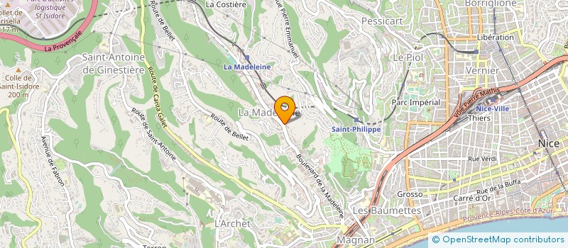 localisation de l'entreprise MAGIC AUTO à NICE