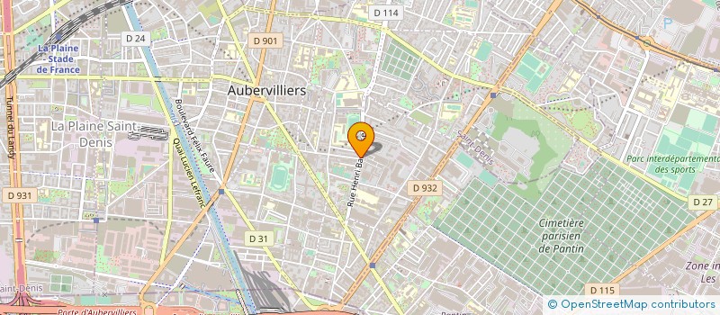 localisation de l'entreprise MAGIC BAR  AUBERVILLIERS