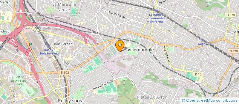 localisation de l'entreprise MAGIC BTP à VILLEMOMBLE
