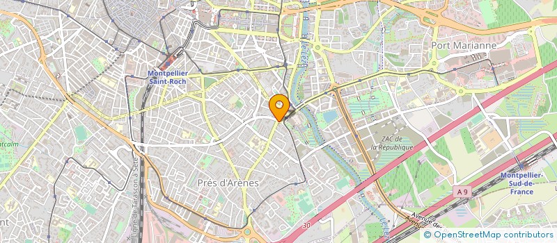 localisation de l'entreprise MAGIC BUS à MONTPELLIER