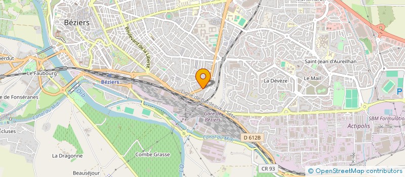 localisation de l'entreprise MAGIC CAR 2000  BEZIERS