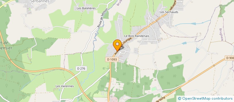 localisation de l'entreprise MAGIC CAVERN.  BRUGHEAS