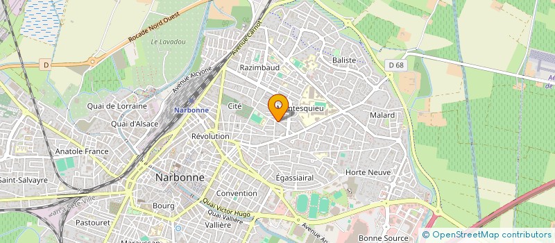 localisation de l'entreprise MAGIC CHICKEN  NARBONNE