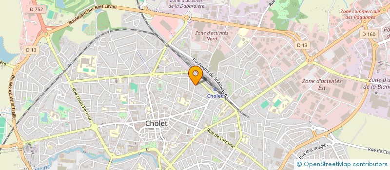 localisation de l'entreprise MAGIC & CIMES  CHOLET