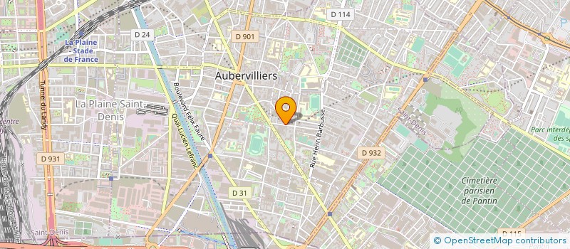 localisation de l'entreprise MAGIC CIRCUS à AUBERVILLIERS