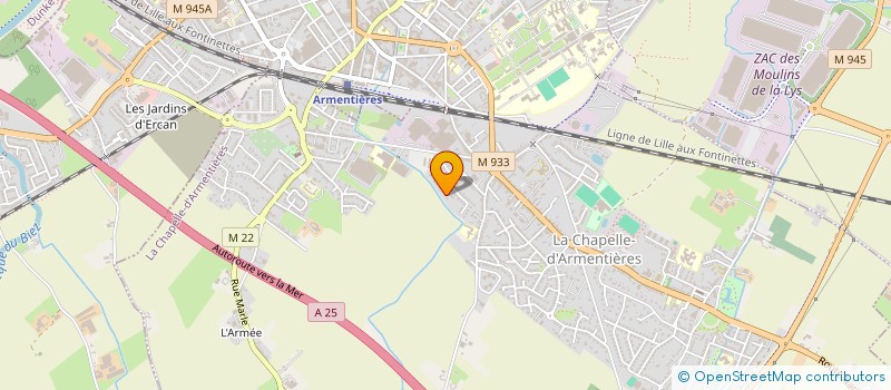 localisation de l'entreprise MAGIC CONCEPT à LA CHAPELLE-D'ARMENTIERES